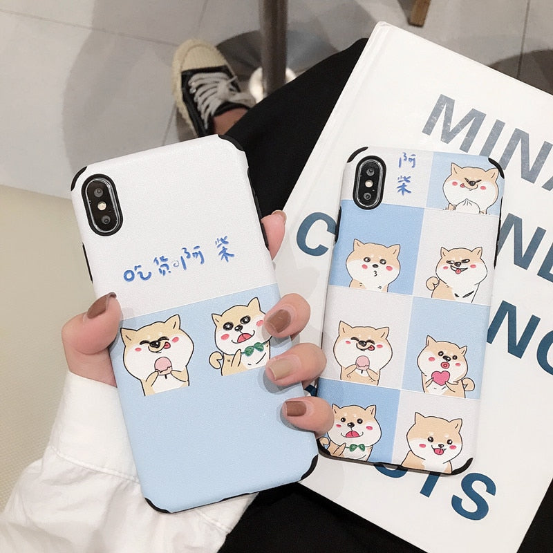 Hungry Shiba iPhone Cases