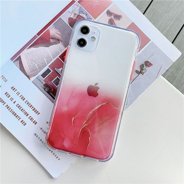 Marble Gradient iPhone Case