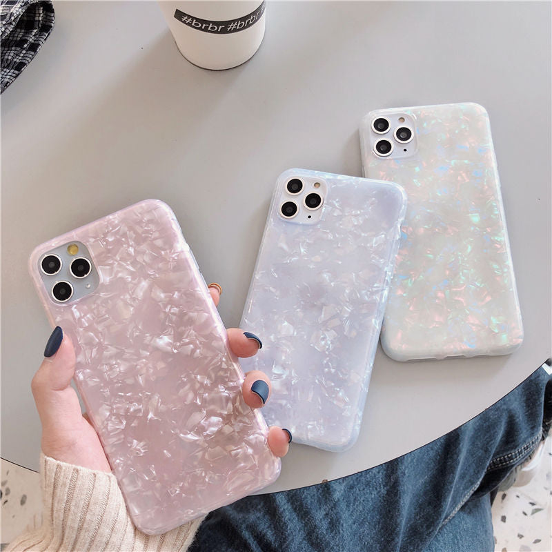 Marble Glitter iPhone Case