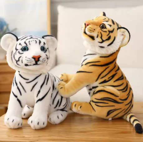 Tango the Baby Tiger Plush – Orange & White