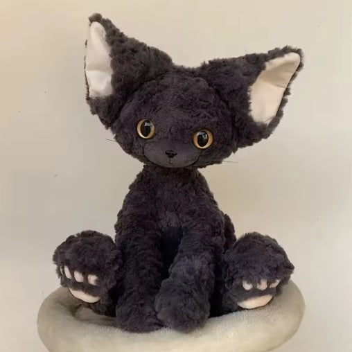 Dexter the Devon Cat – Midnight Curl Plush