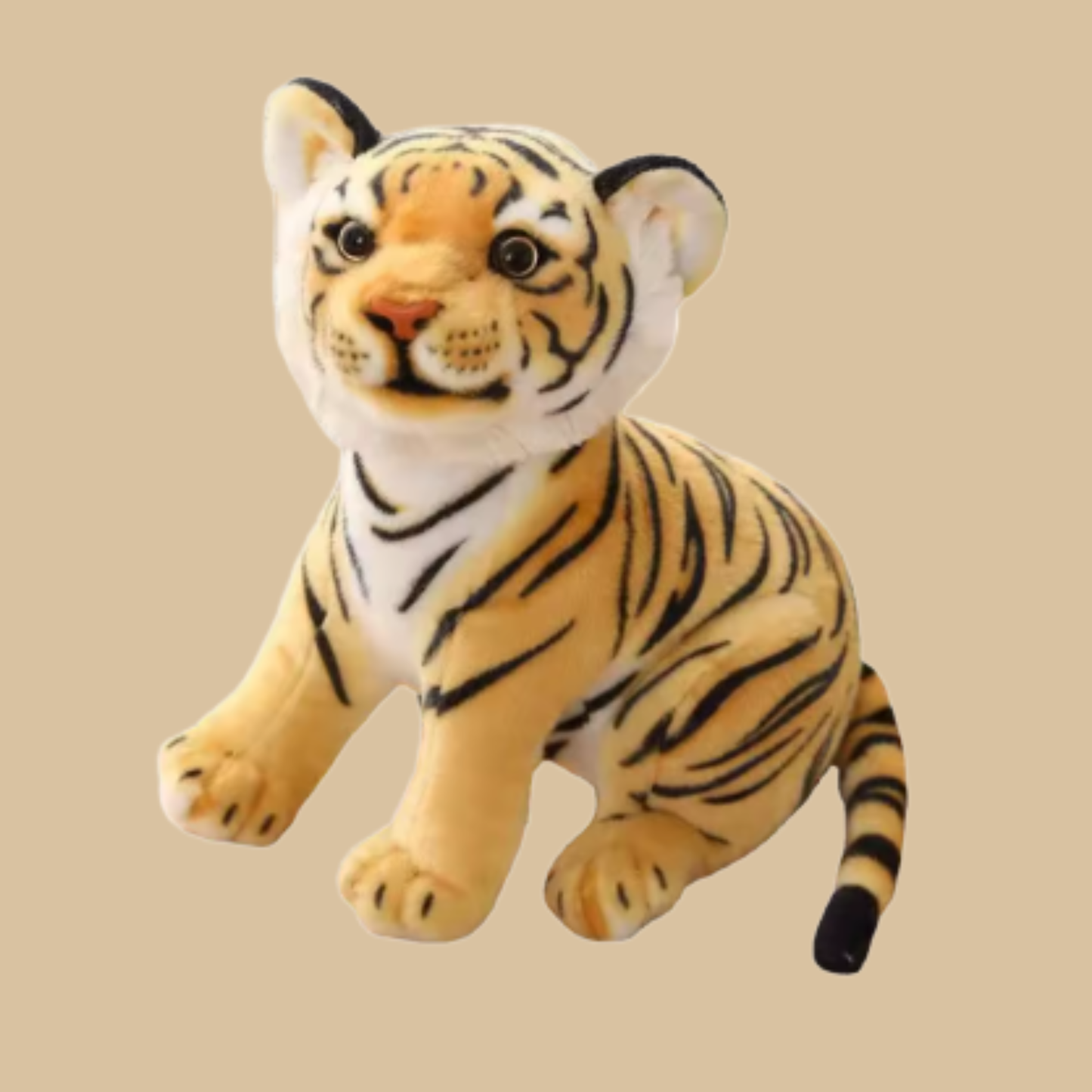 Tango the Baby Tiger Plush – Orange & White