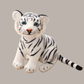 Tango the Baby Tiger Plush – Orange & White
