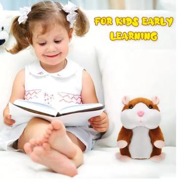 Hobbit the Talking Hamster – Voice-Repeating Plush Toy