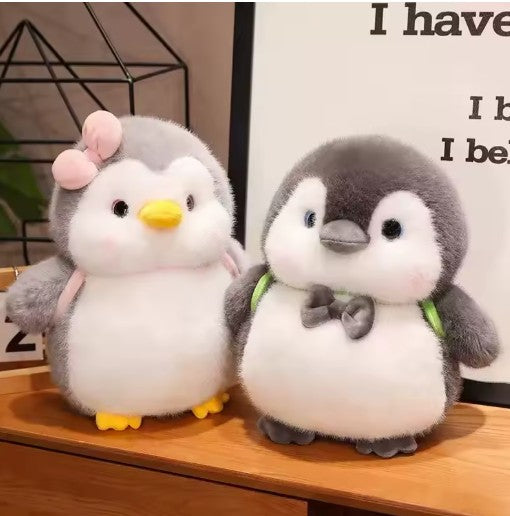 Poppy & Pebble the Penguin Pair – Chubby Couple Plush Set
