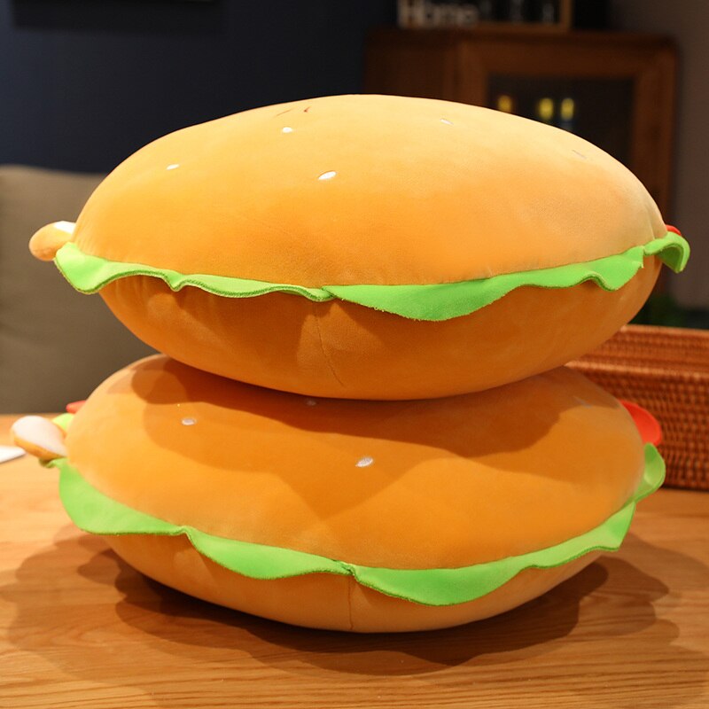 Kawaii Hamburger Pillow