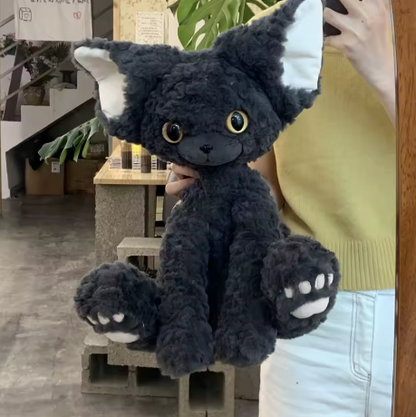 Dexter the Devon Cat – Midnight Curl Plush