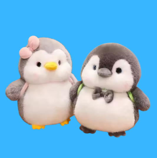 Poppy & Pebble the Penguin Pair – Chubby Couple Plush Set