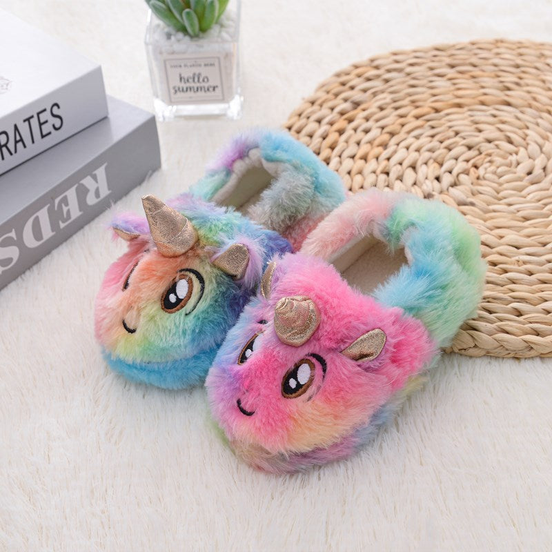 Unicorn hot sale slippers kids