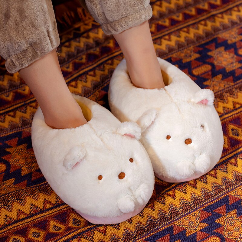 Cute Animal Plush Slippers