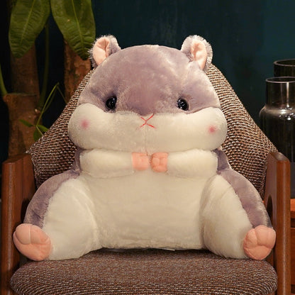 Hammy Plushie/Back Cushion (with Blanket + Hand Warmer)