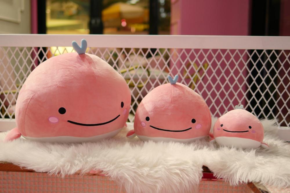 Smiling Whale Plush Toy