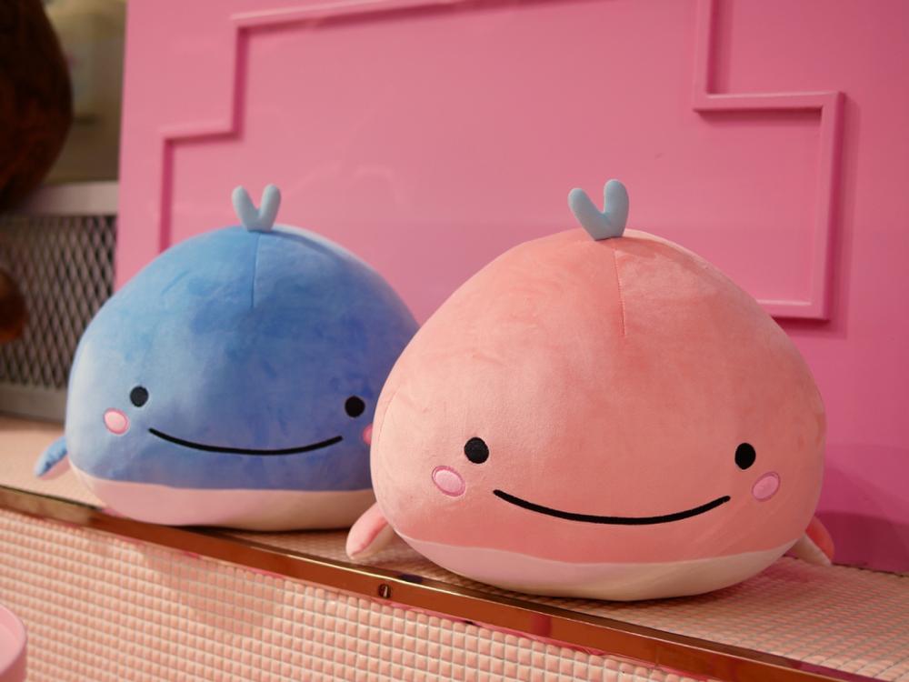 Smiling Whale Plush Toy