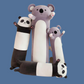 Koala & Panda Long Plushies