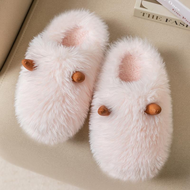 Furry Cotton Slippers