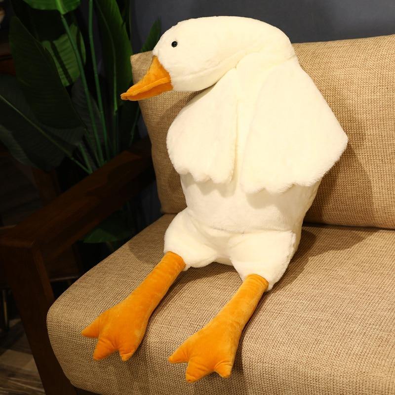 Goose Plushie: Giant Goose Stuffed Animal Kawaii Plush Toy • Cute