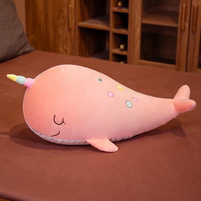 Pink 2025 narwhal plush