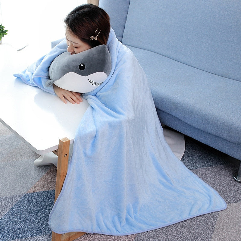 Shawn the Shark Plush Blanket StuffedWithLove.store