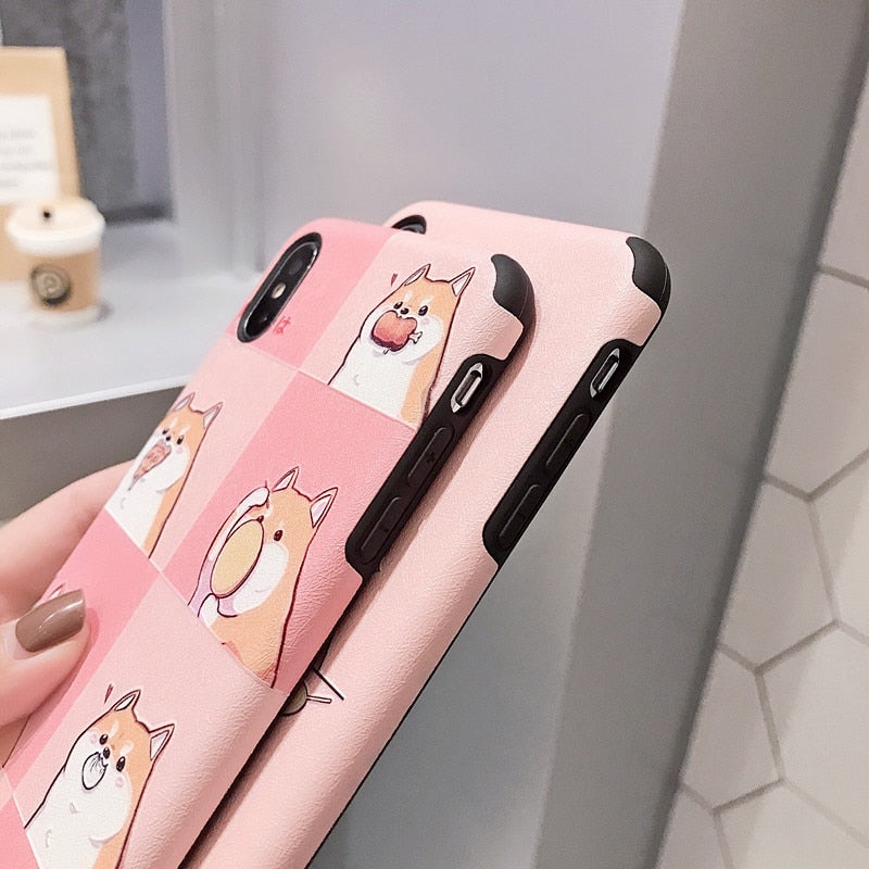 Hungry Shiba iPhone Cases